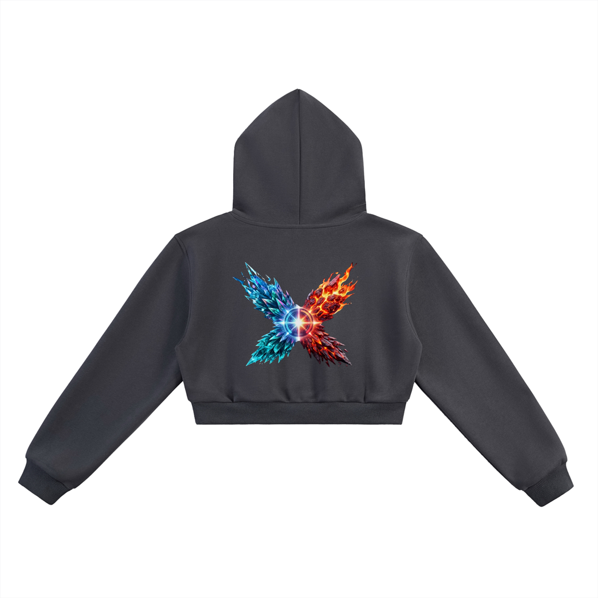Vol3umz Cropped Hoodie