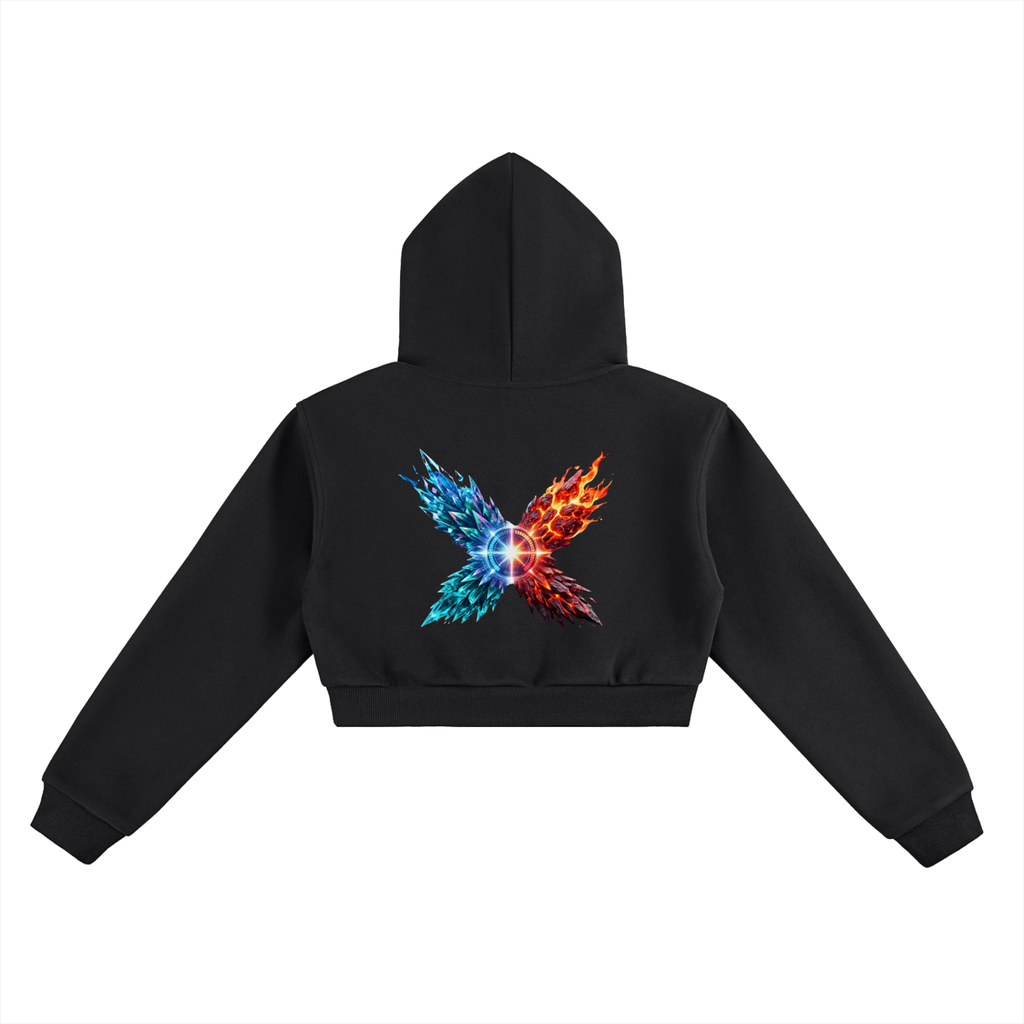 Vol3umz Cropped Hoodie