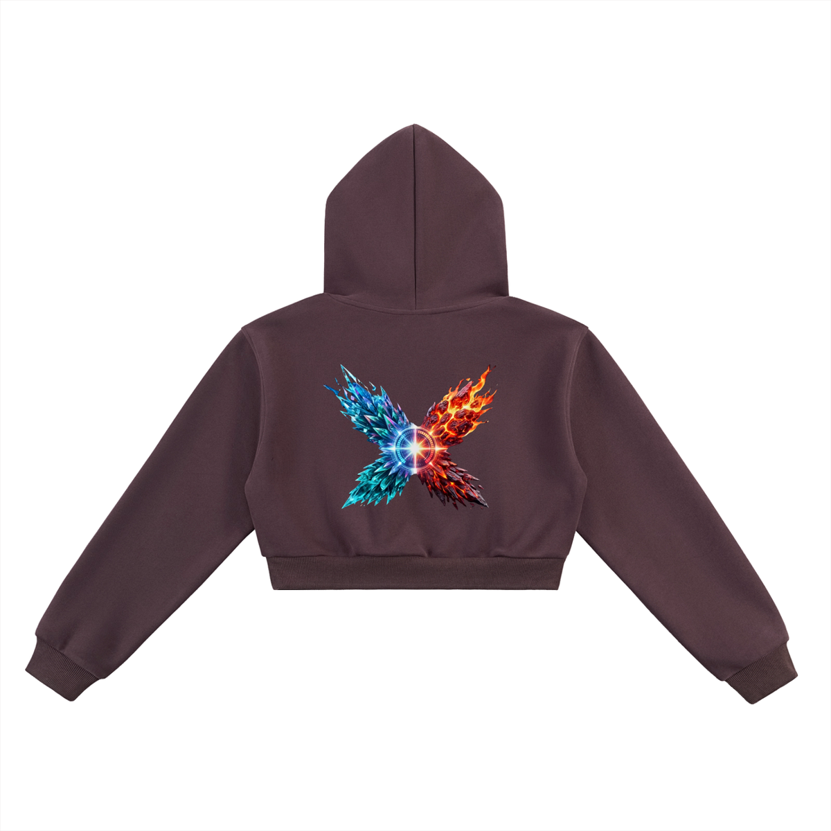 Vol3umz Cropped Hoodie